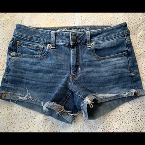 american eagle jean shorts